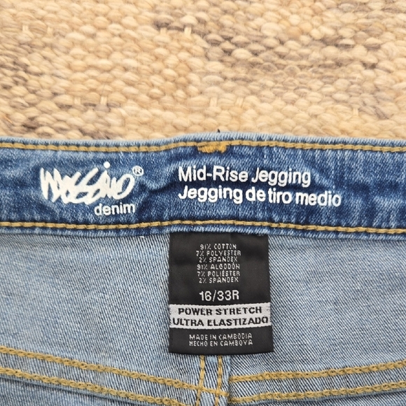 Mossimo Supply Co. Light and Dark Blue Skinny Jeans - Picture 2 of 4